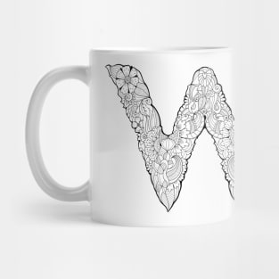 Letter W Mug